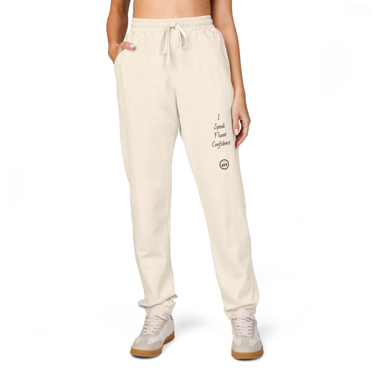 "I Speak Fluent Confidence" Cozy Unisex Sweatpants for Relaxing, Perfect for Chilling, Gift for Friends, Lounge Wear, Everyday Comfort