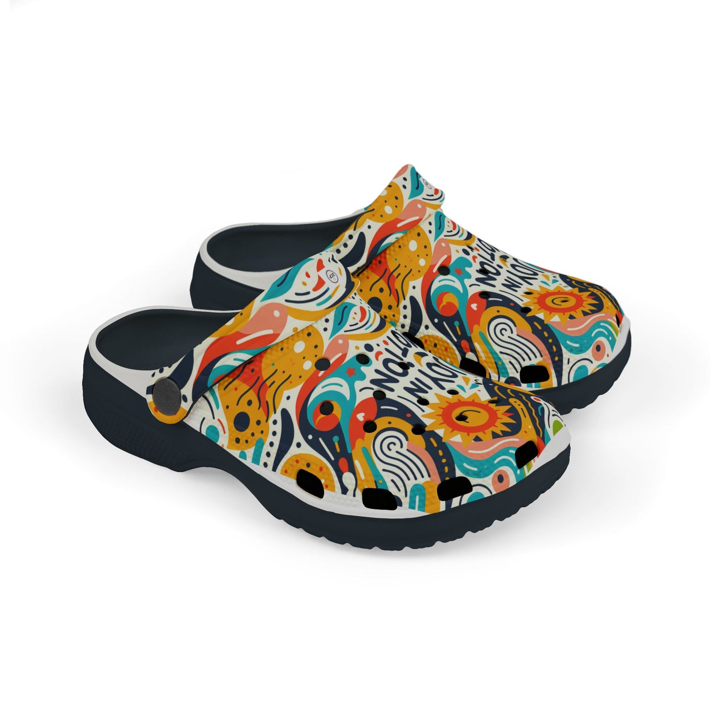 Colorful Kids EVA Foam Clogs - 'Joy in Motion' Design