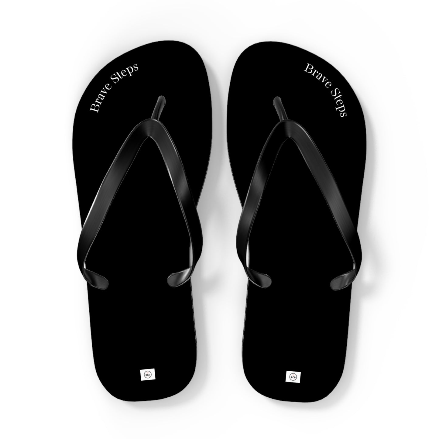 Brave Steps | Black Flip Flops