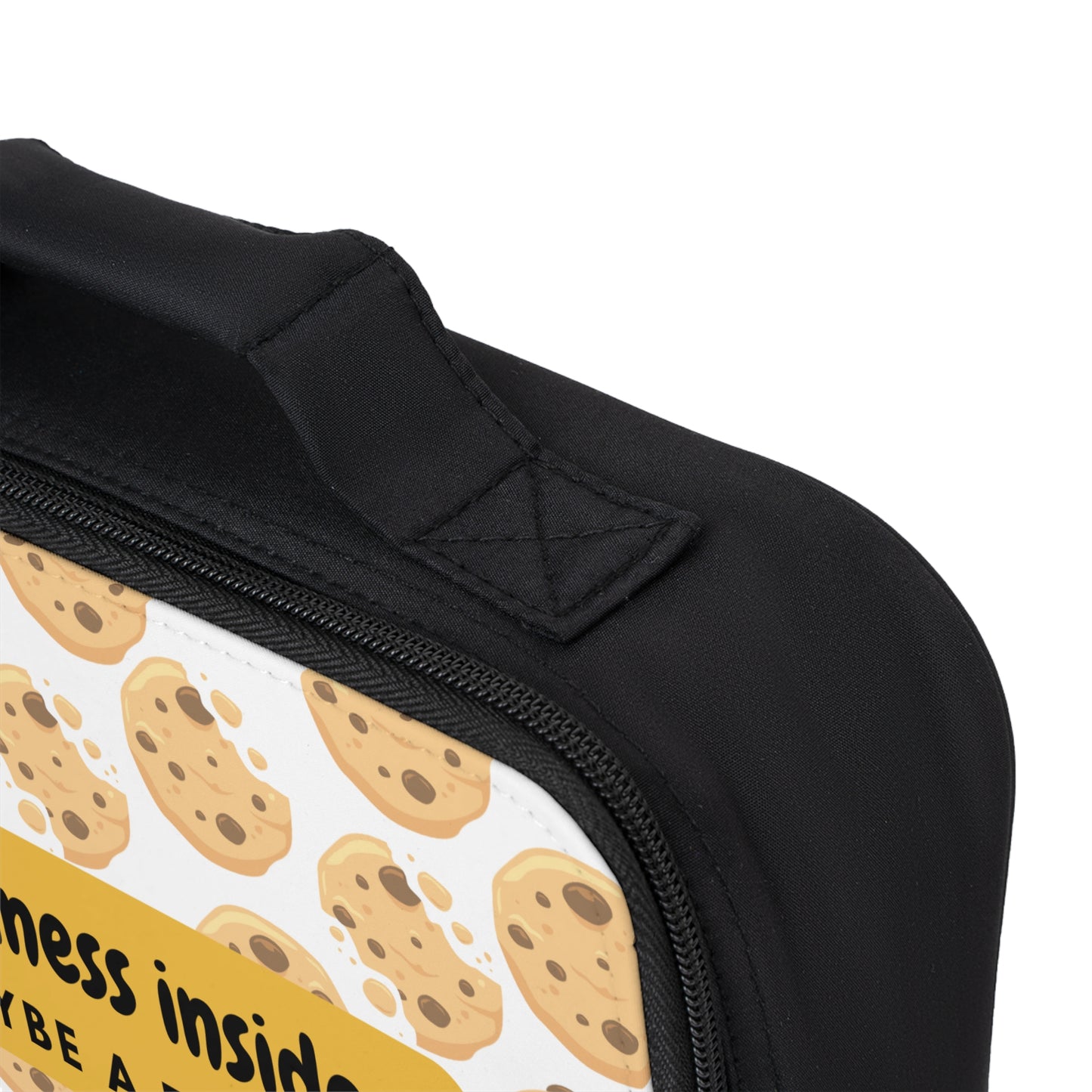 "Kindness inside...and maybe a few cookies" Cookie-Themed Lunch Bag with Kindness Quote for Kids, Cute Lunchbox, School Bag, Gift for Students, Eco-Friendly Snack Carrier