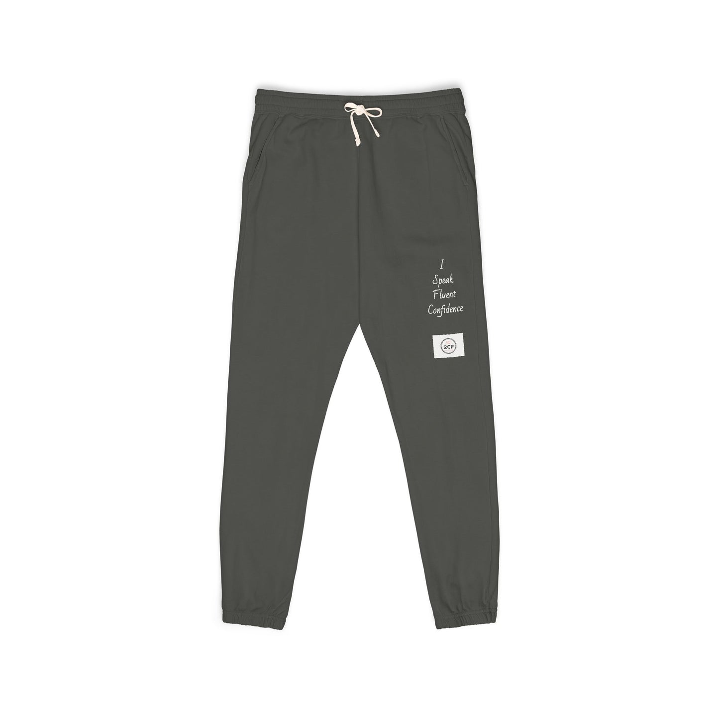 "I Speak Fluent Confidence" Cozy Unisex Sweatpants for Relaxing, Perfect for Chilling, Gift for Friends, Lounge Wear, Everyday Comfort