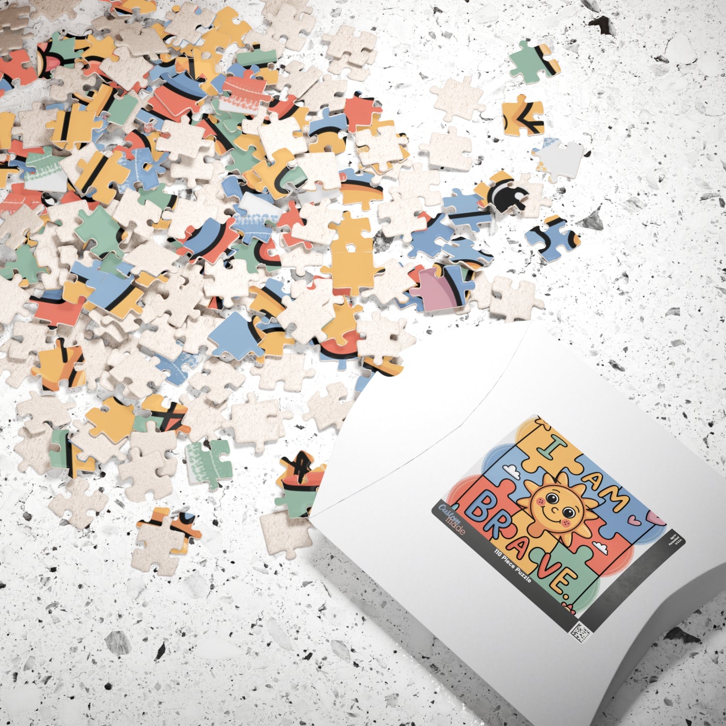 I Am Brave Kids Puzzle — Bright Motivational 110–1014 Piece Jigsaw for Children