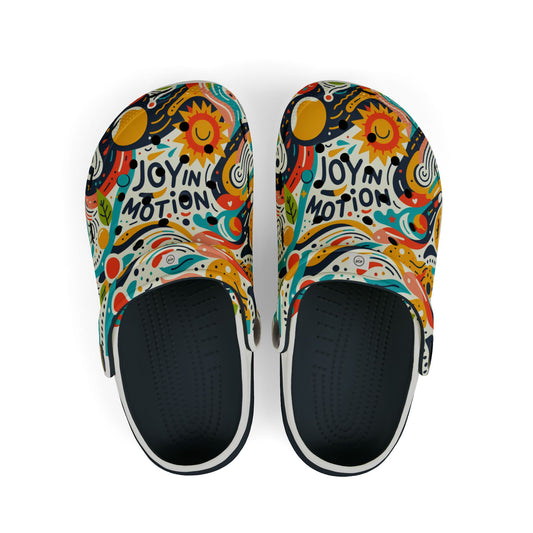 Colorful Kids EVA Foam Clogs - 'Joy in Motion' Design