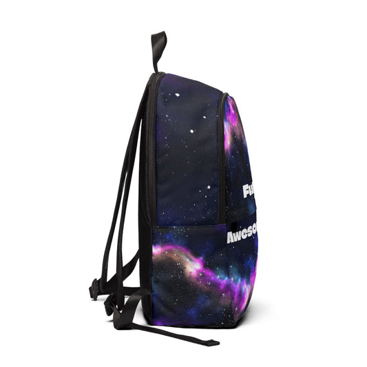 Cosmic Backpack - Full of Awesomeness, Space Theme, Gift for Students, Trendy School Bag, Travel Companion, Unique Design