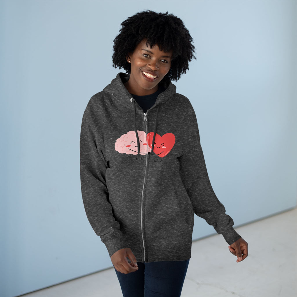 Kind Heart Brave Mind Zip Hoodie