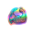 I Am Strong - Holographic Affirmation Sticker for Kids