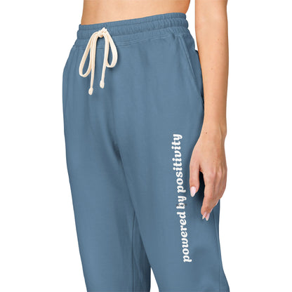 Unisex Garment-Dyed Fleece Sweatpants Powered by Positivity- Cozy Lounge Pants for Home, Comfortable Joggers for Workout, Perfect Gift for Friends and [...]