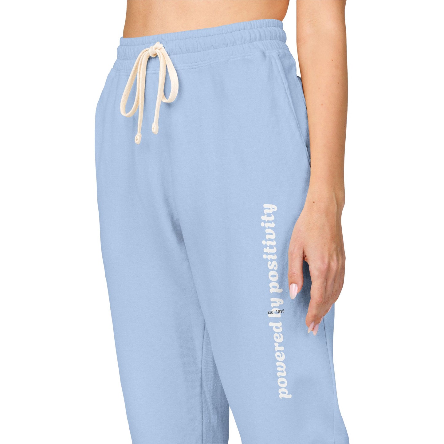 Unisex Garment-Dyed Fleece Sweatpants Powered by Positivity- Cozy Lounge Pants for Home, Comfortable Joggers for Workout, Perfect Gift for Friends and [...]