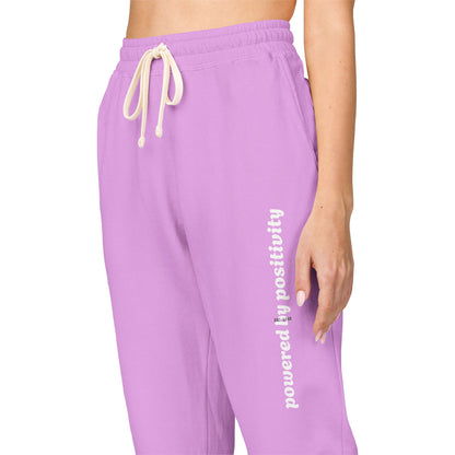 Unisex Garment-Dyed Fleece Sweatpants Powered by Positivity- Cozy Lounge Pants for Home, Comfortable Joggers for Workout, Perfect Gift for Friends and [...]