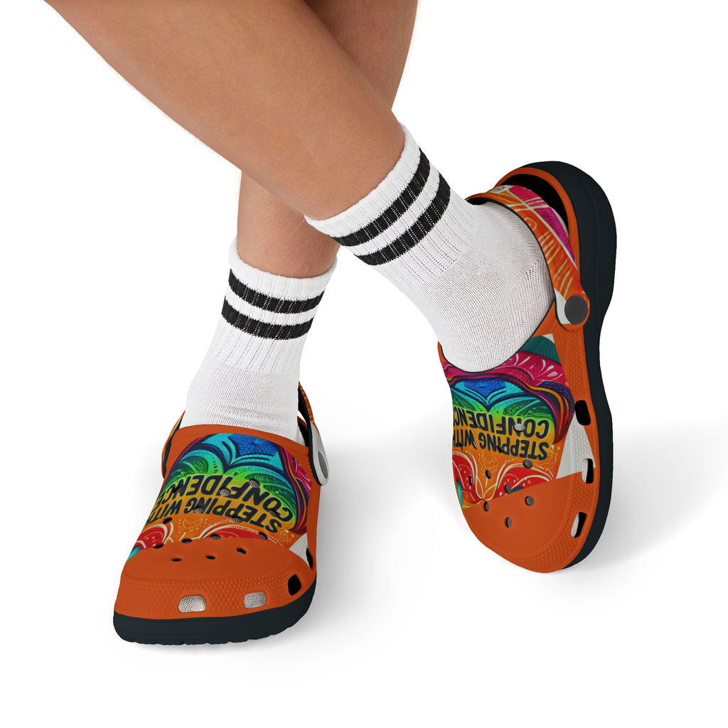 Kids' Colorful EVA Foam Clogs - 'Stepping with Confidence' Design