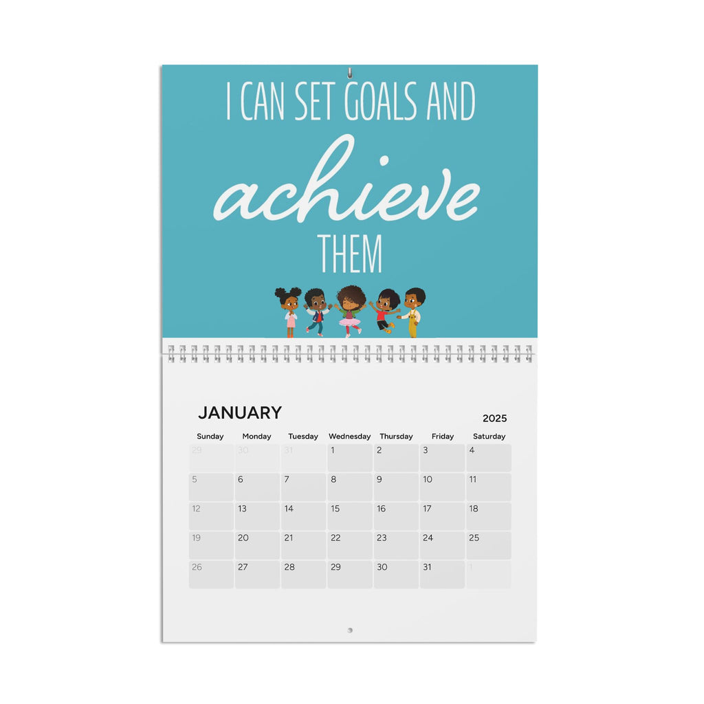 Affirmation Calendar (2025) for Kids (10.8 x 8.4)