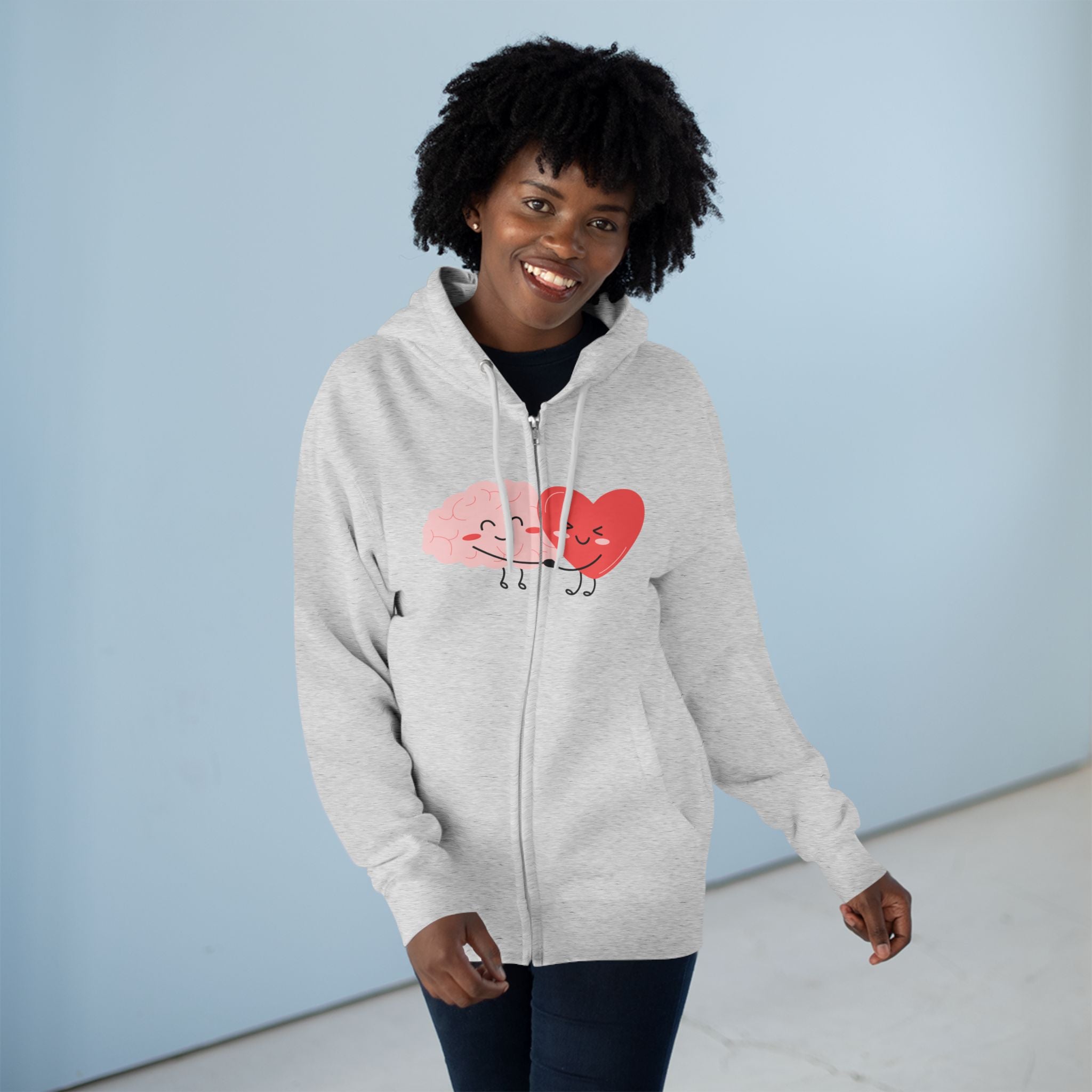 Kind Heart Brave Mind Zip Hoodie