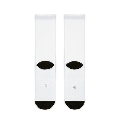 Too Cool Statement Crew Socks | Fun Gift for Teens, Trendy Streetwear, Casual Style, Unique Fashion Accessories, Great for Gifting