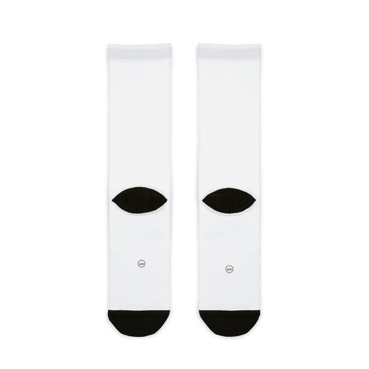 Too Cool Statement Crew Socks | Fun Gift for Teens, Trendy Streetwear, Casual Style, Unique Fashion Accessories, Great for Gifting