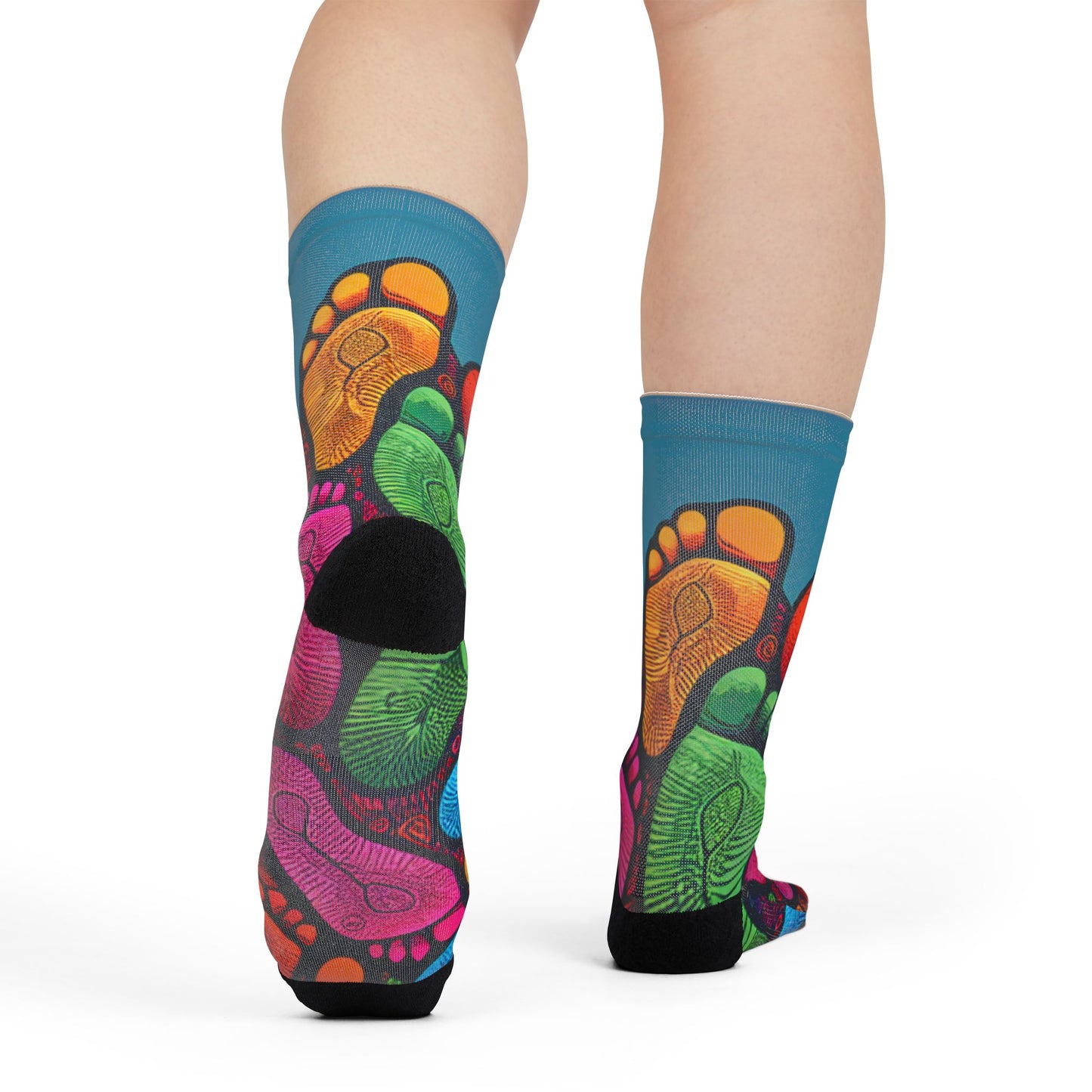 Colorful Inspirational Crew Socks - Walking in Power, Fun Gift for Motivational Lovers, Cozy Footwear, Vibrant Apparel, Perfect for [...]