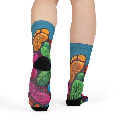 Colorful Inspirational Crew Socks - Walking in Power, Fun Gift for Motivational Lovers, Cozy Footwear, Vibrant Apparel, Perfect for [...]