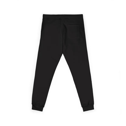 "Powered by Positivity" Cozy Embroidered Unisex Fleece Sweatpants, Comfortable Loungewear, Casual Streetwear, Perfect Gift for Any Occasion, Relaxing At Home