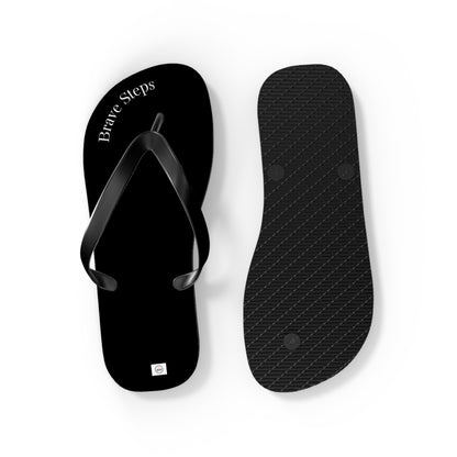 Brave Steps | Black Flip Flops