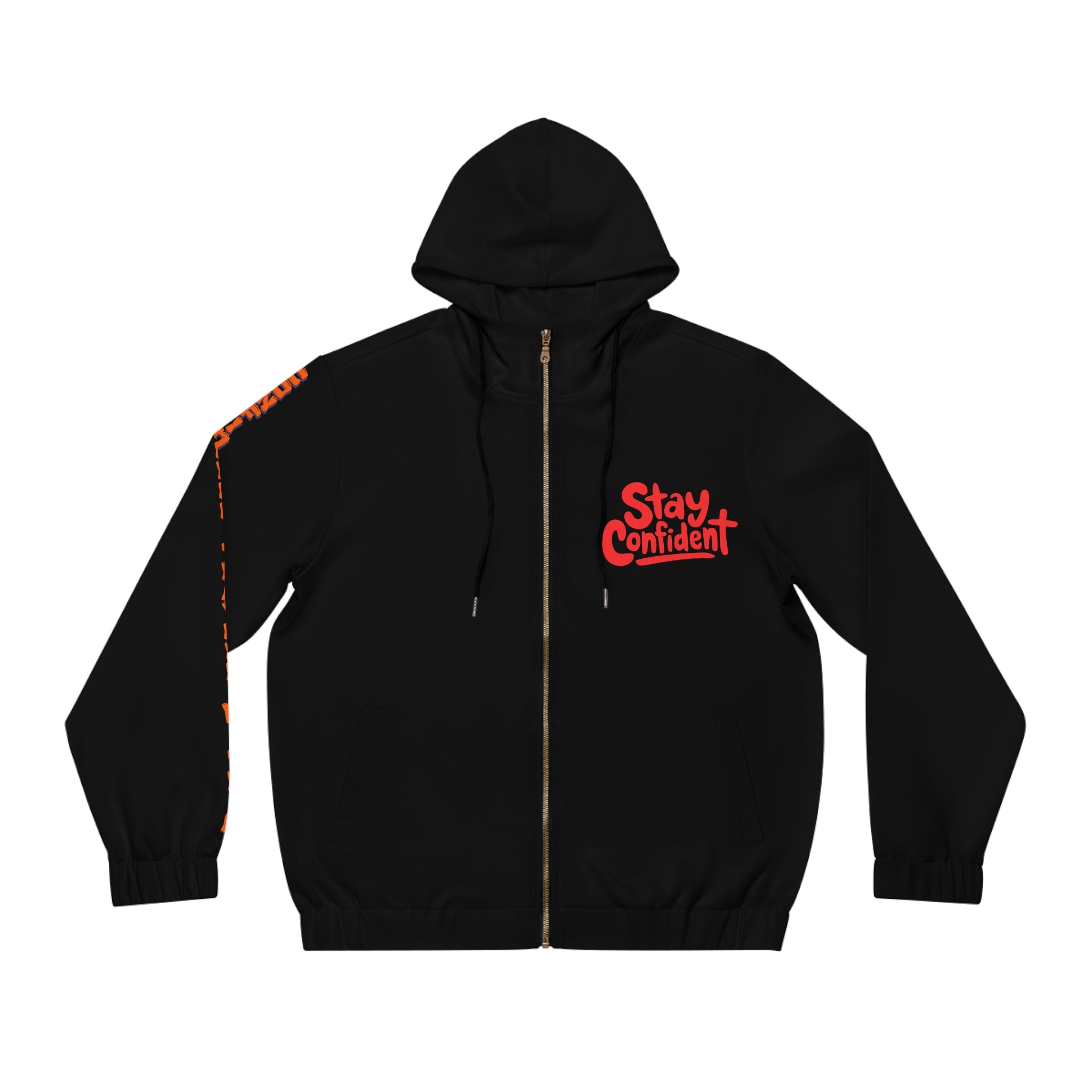 Stay Confident Men’s Full-Zip Hoodie