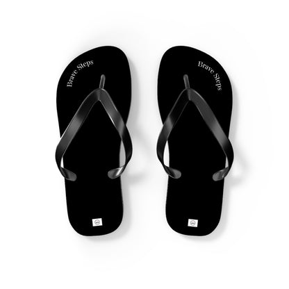 Brave Steps | Black Flip Flops