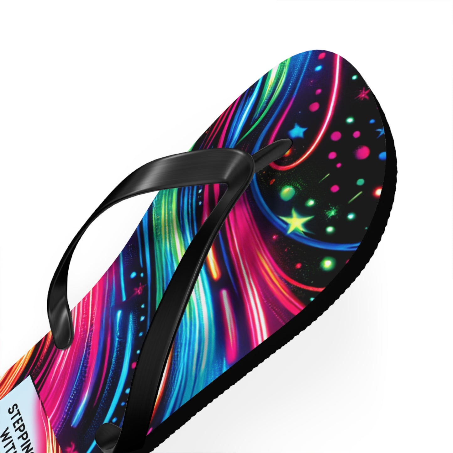 Colorful Flip Flops - 'Stepping with Confidence' Beach Sandals for Summer Fun