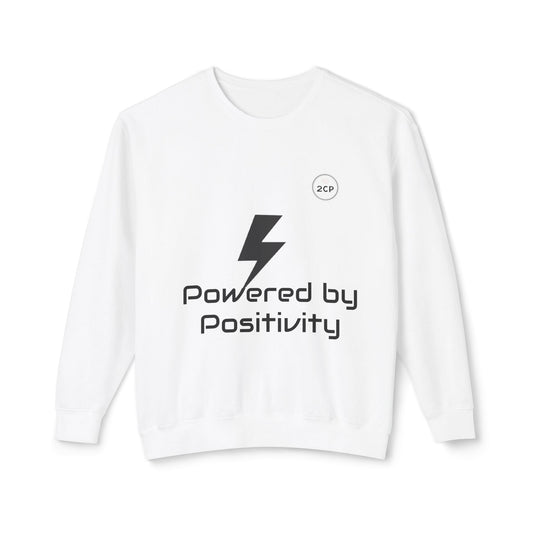 Positive by Positivity Unisex Lightweight Crewneck Sweatshirt, Motivational Gift, Casual Wear, Inspirational Fashion, Everyday Comfort