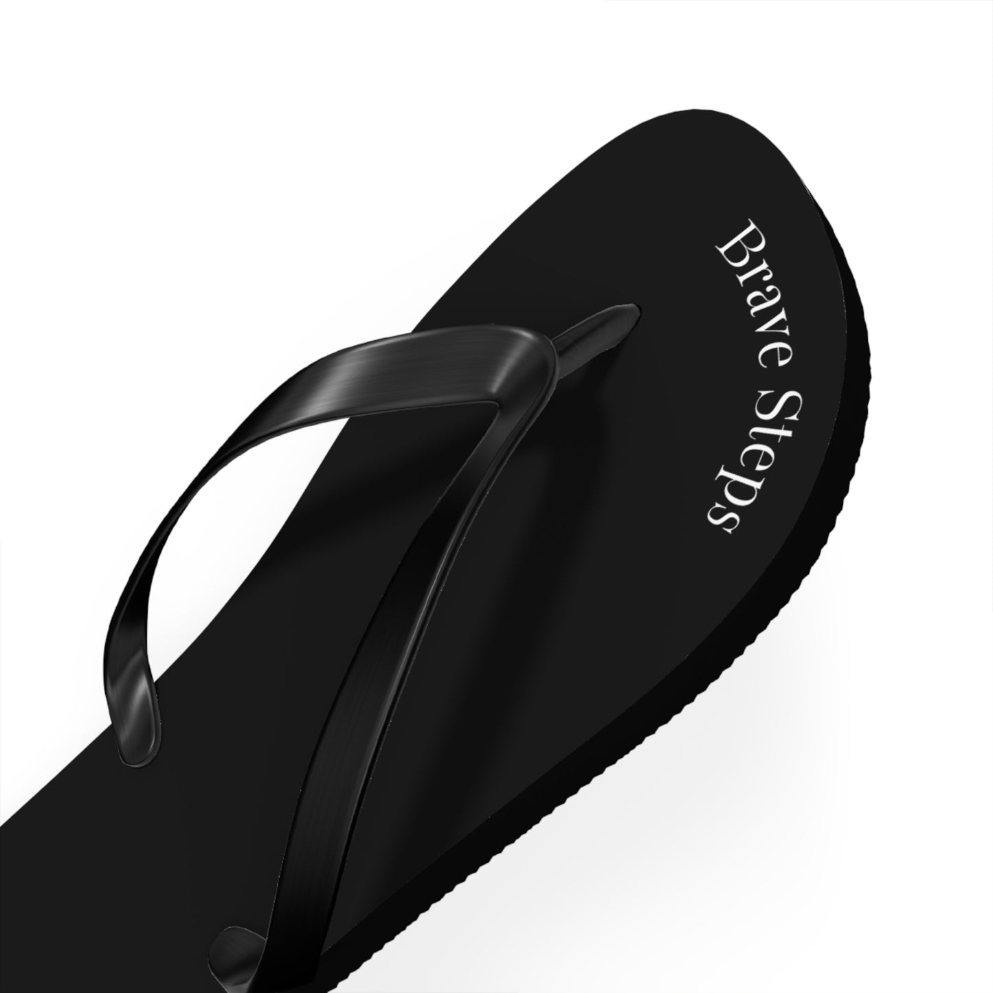 Brave Steps | Black Flip Flops