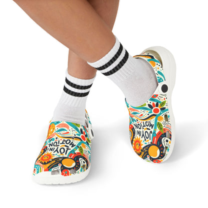Colorful Kids EVA Foam Clogs - 'Joy in Motion' Design