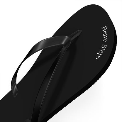 Brave Steps | Black Flip Flops