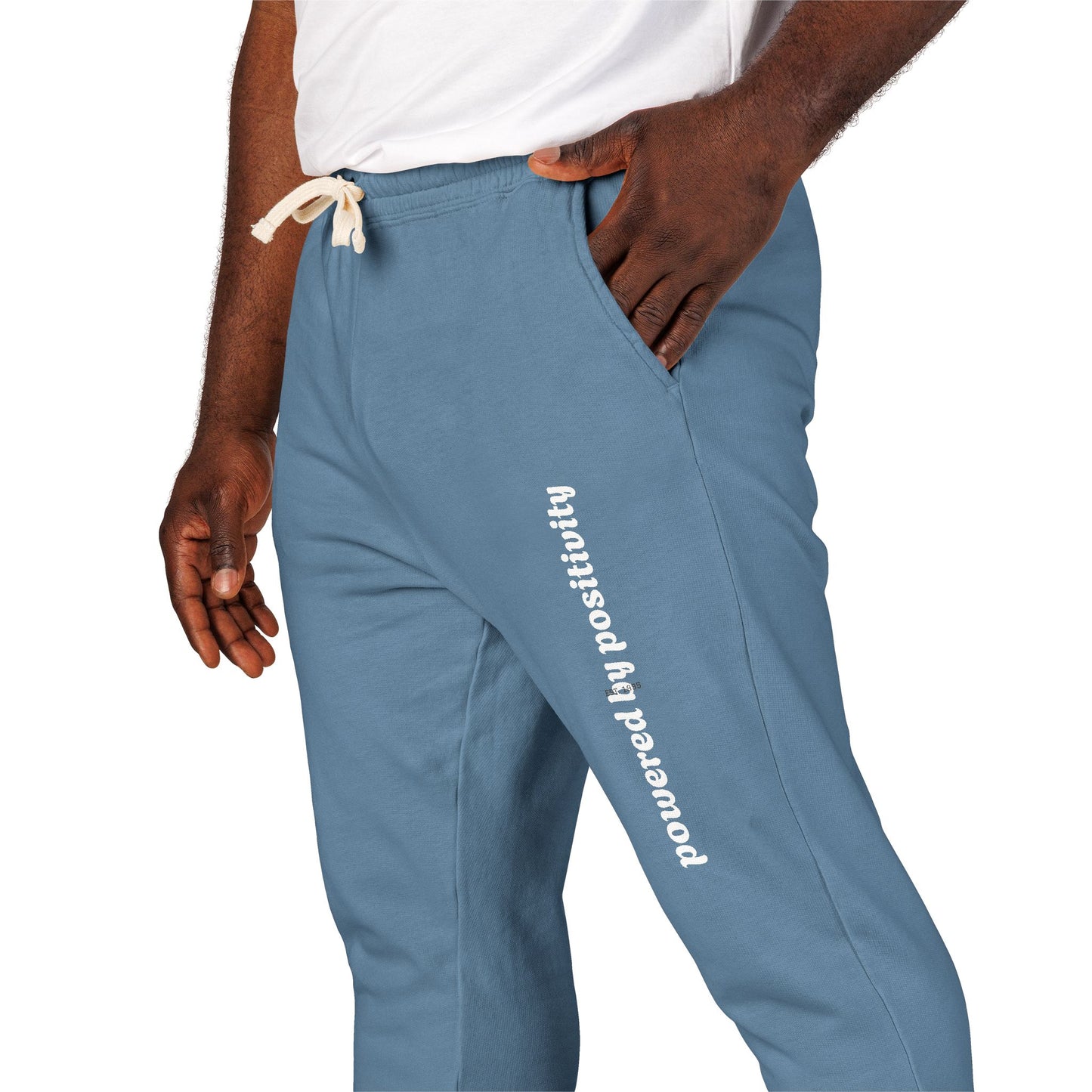 Unisex Garment-Dyed Fleece Sweatpants Powered by Positivity- Cozy Lounge Pants for Home, Comfortable Joggers for Workout, Perfect Gift for Friends and [...]