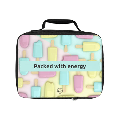 "Packed with energy" Colorful Lunch Bag with 'Packed With Energy' Design – Perfect for Kids & Adults, Lunch Tote, Meal Prep Organizer, Back to School, [...]