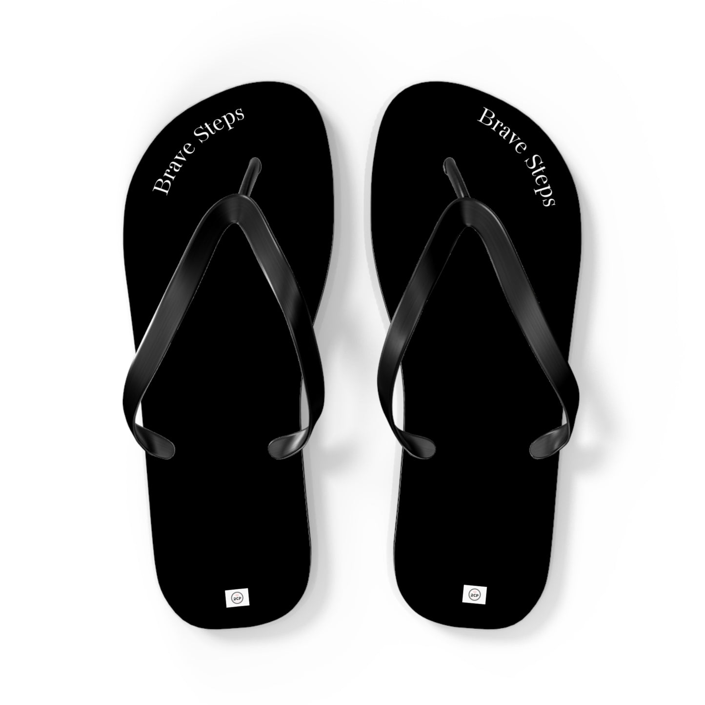 Brave Steps | Black Flip Flops