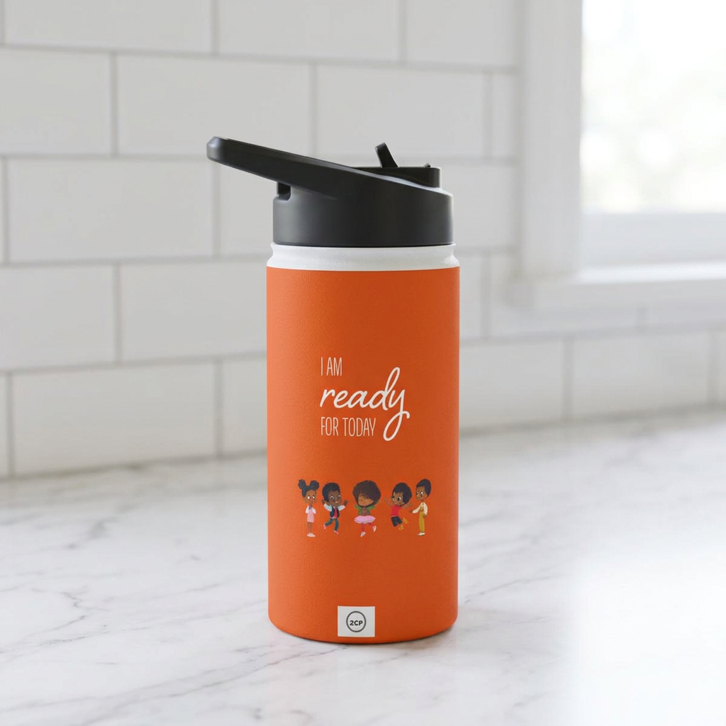 I am Ready for Today Stainless Steel Water Bottle