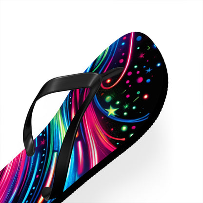 Colorful Flip Flops - 'Stepping with Confidence' Beach Sandals for Summer Fun