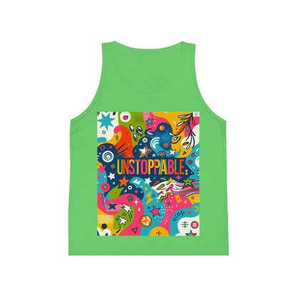 Kids Jersey Tank Top - "Unstoppable"
