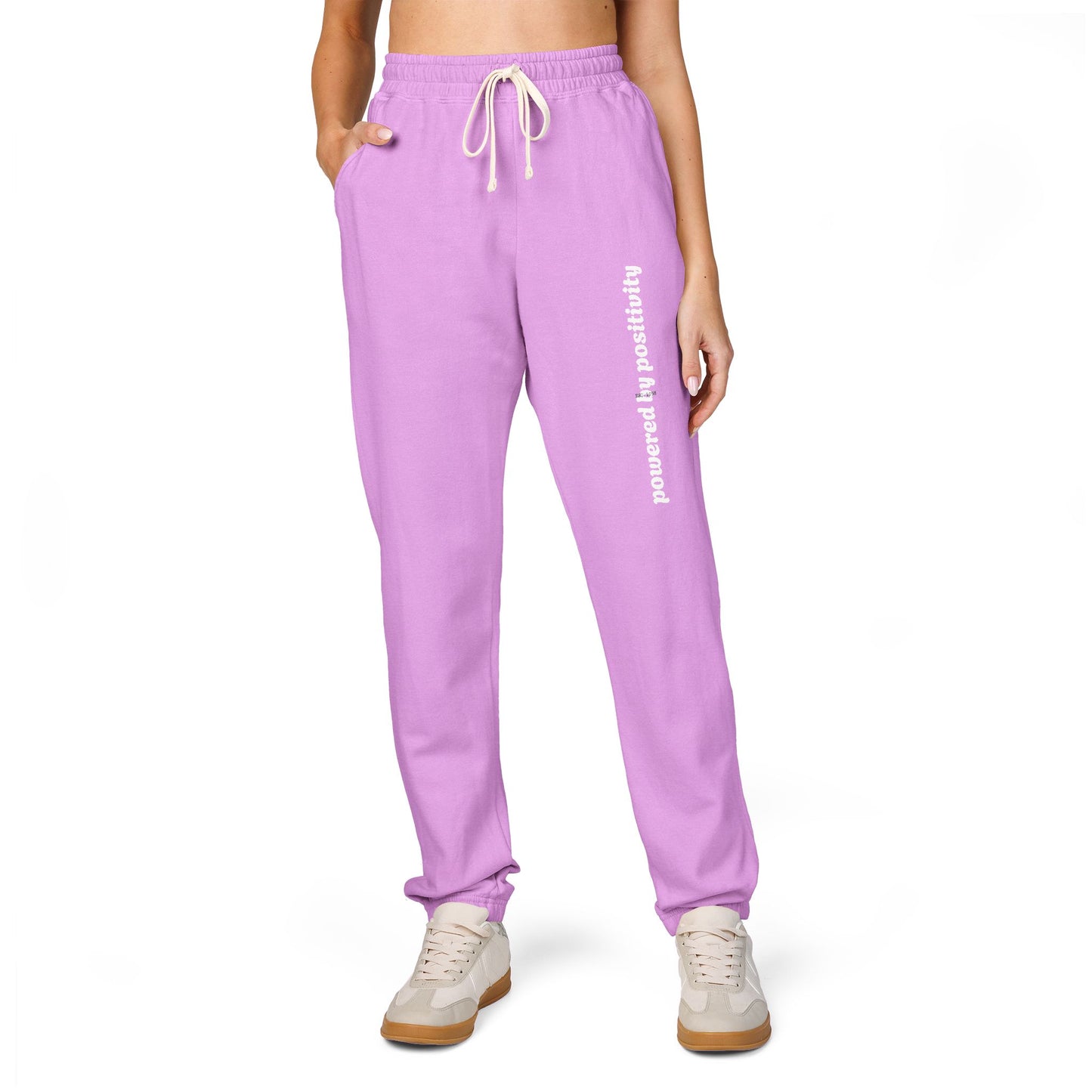 Unisex Garment-Dyed Fleece Sweatpants Powered by Positivity- Cozy Lounge Pants for Home, Comfortable Joggers for Workout, Perfect Gift for Friends and [...]