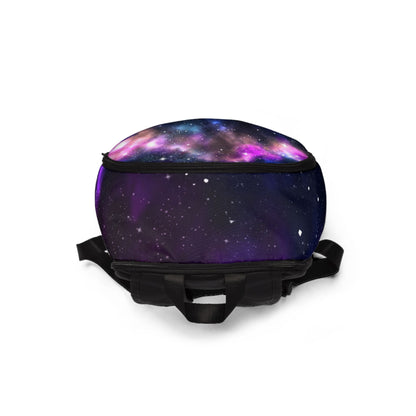 Cosmic Backpack - Full of Awesomeness, Space Theme, Gift for Students, Trendy School Bag, Travel Companion, Unique Design