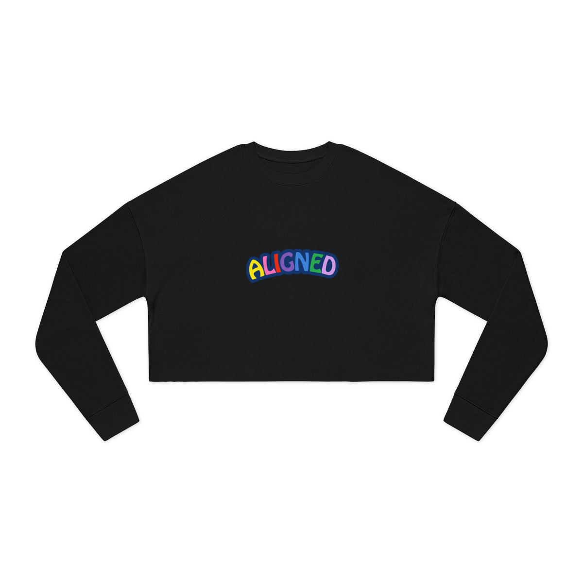 Aligned Cropped Sweatshirt