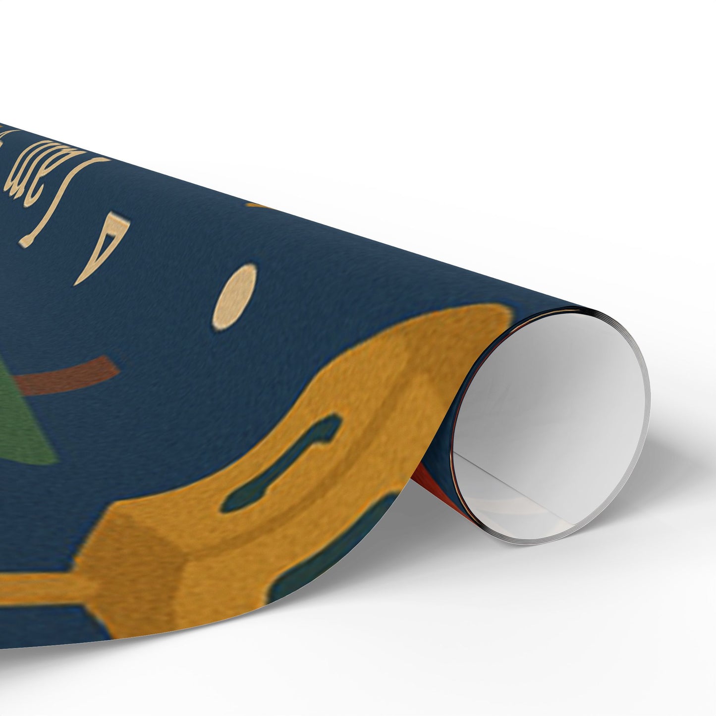 Holiday Wrapping Paper – "I Am Loved" Dreidel, Menorah & Tree Holiday Gift Wrap