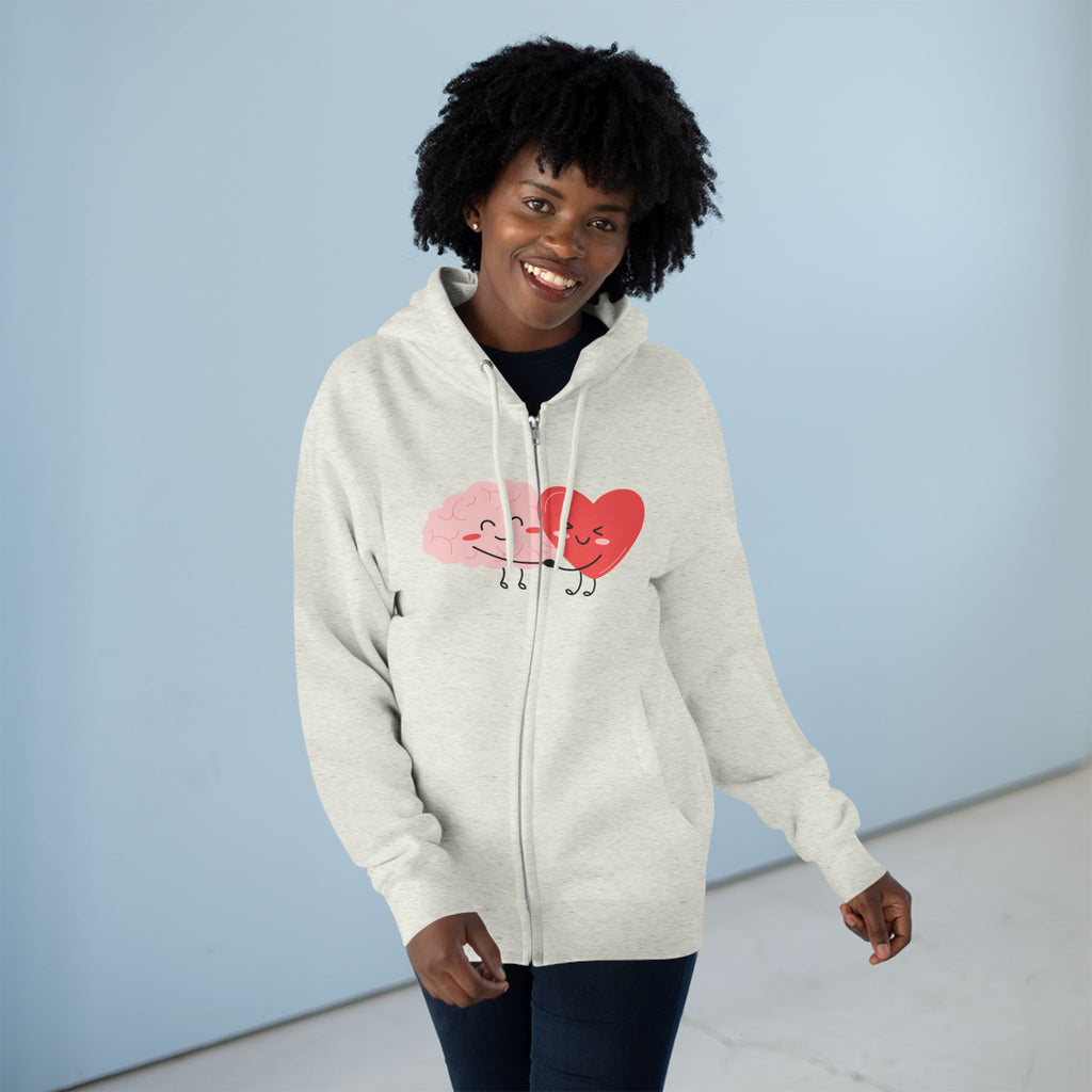 Kind Heart Brave Mind Zip Hoodie