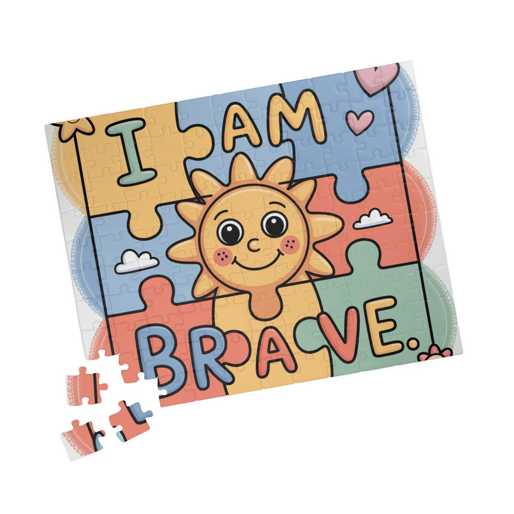 I Am Brave Kids Puzzle — Motivational 110–1014 Piece Jigsaw for Children
