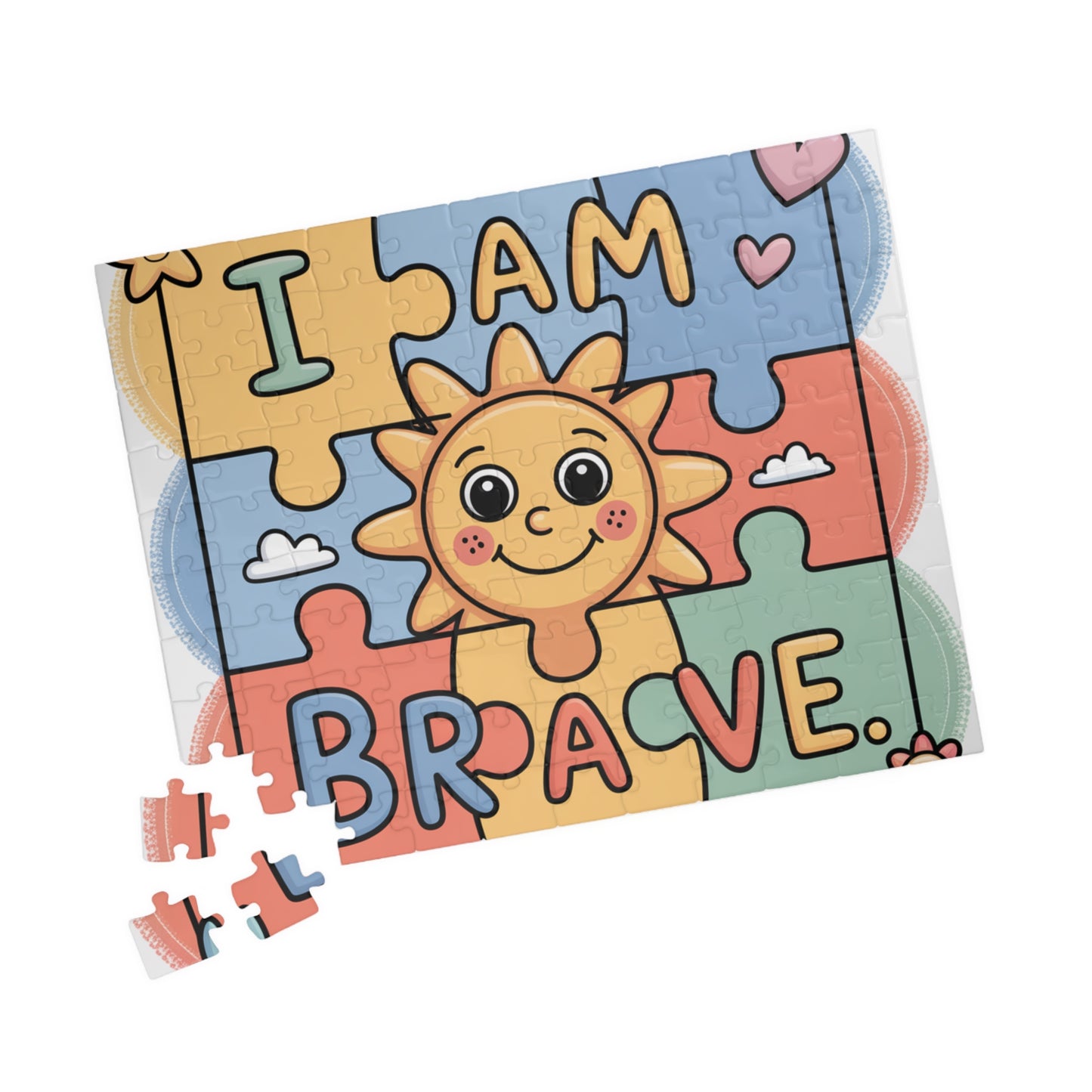 I Am Brave Kids Puzzle — Bright Motivational 110–1014 Piece Jigsaw for Children