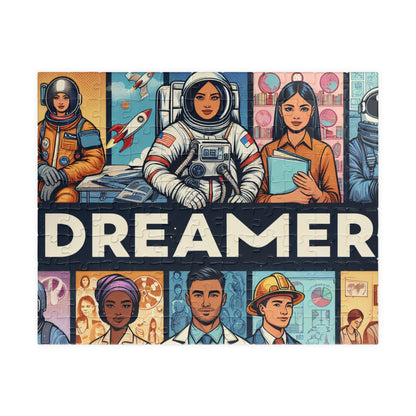 Dreamer Careers Collage Puzzle — Inspirational STEM & Career Jigsaw (110–1014 pcs)