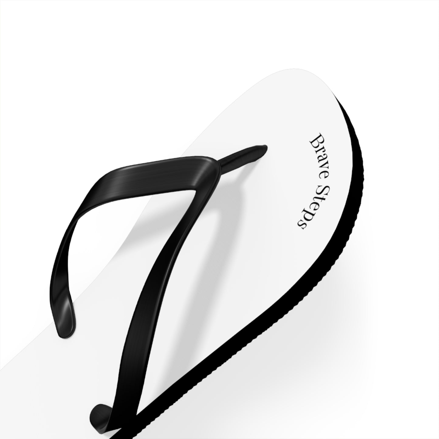 Brave Steps | White Flip Flops