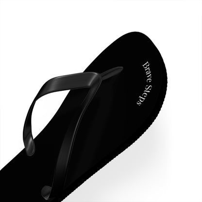 Brave Steps | Black Flip Flops