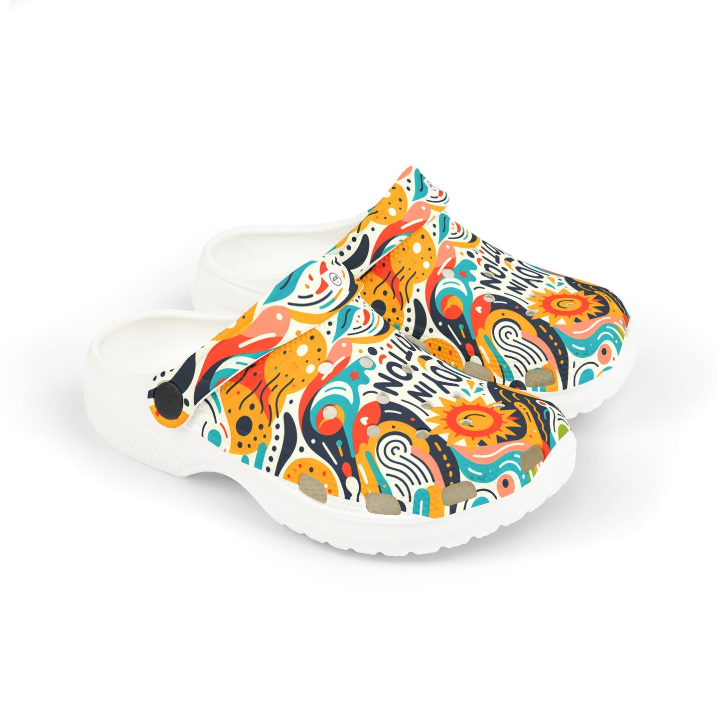Colorful Kids EVA Foam Clogs - 'Joy in Motion' Design