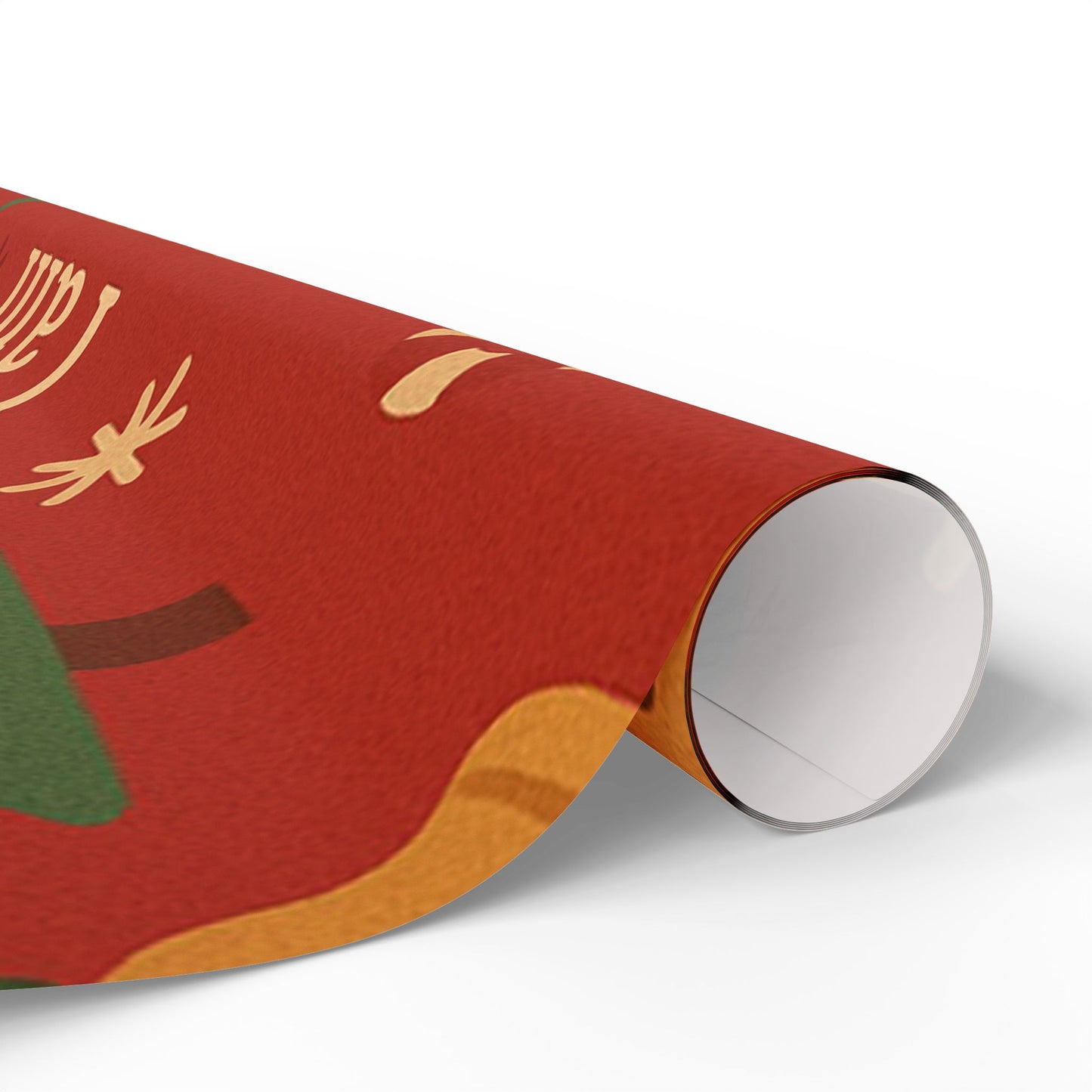 I Am Merry Wrapping Paper — Festive Gingerbread & Tree Holiday Gift Wrap