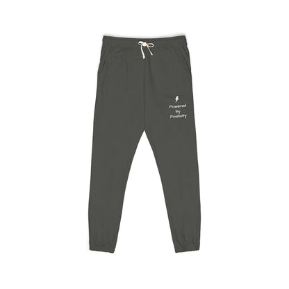 "Powered by Positivity" Cozy Unisex Sweatpants for Relaxing, Perfect for Chilling, Gift for Friends, Lounge Wear, Everyday Comfort