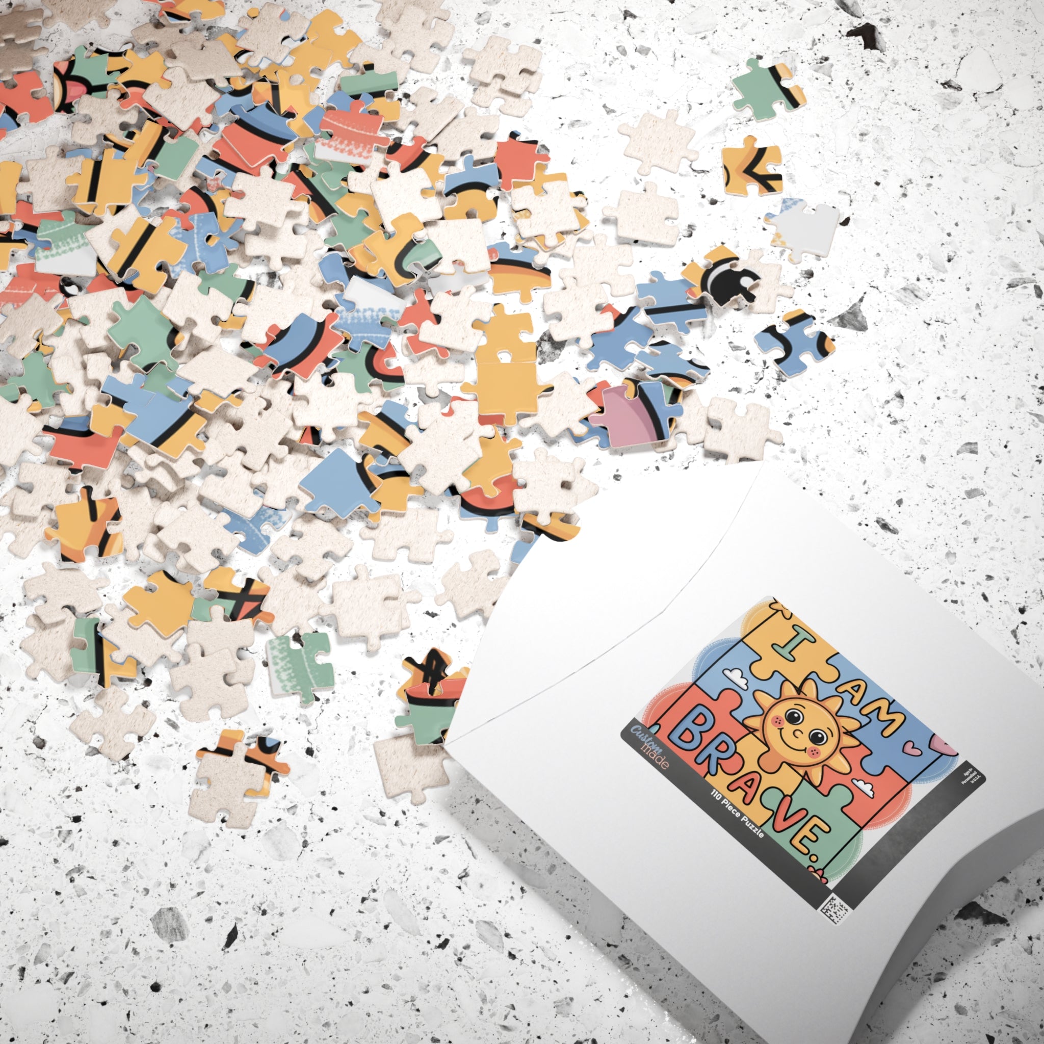 I Am Brave Kids Puzzle — Motivational 110–1014 Piece Jigsaw for Children