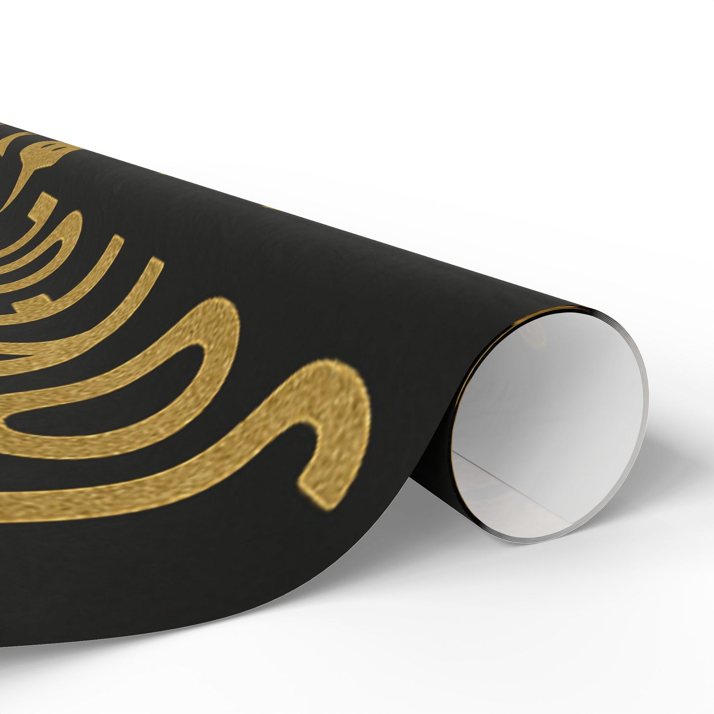 Holiday Wrapping Paper — Black & Gold ‘I Am Joyful’